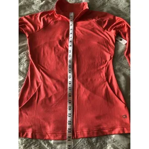 Women’s GAPFIT Coral Long Sleeve Mesh Fitted‎ Zip Up Athletic Jacket Size XS thumbnail 7