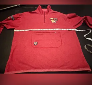 Vintage Disney Pooh 1/4 zip sweatshirt size M thumbnail 7
