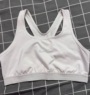 White Nike Sports Bra thumbnail 1