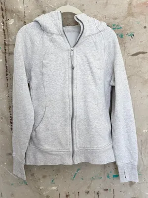 Lululemon Scuba Hoodie Light Cotton Fleece, Heathered Core Ultra Light Grey thumbnail 2