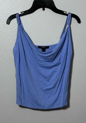 Forever 21 Women blue‎ Tank Top size small thumbnail 1