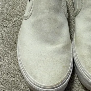 Vans Classic White Canvas Slip-Ons thumbnail 4