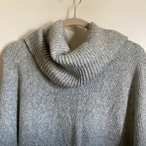 *Maurices Gray Marbled Knit Waffle Knit Cowl Neck Long Sleeve Sweater #QB thumbnail 7