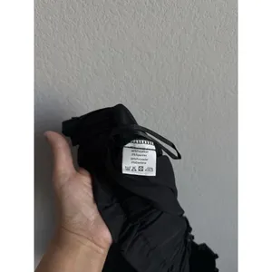 Kancy Kole‎ Skirt Women’s XL Black High Waisted Pull On Paper Bag A-Line Mini thumbnail 5