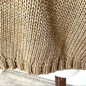 Escada cashmere/silk tan turtleneck sweater thumbnail 10