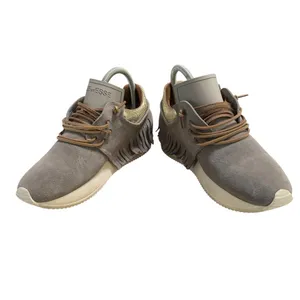 ESSEUTESSE Fringe Silver Leather Sneakers Shoes Made in Italy Womens 36 6 US thumbnail 8