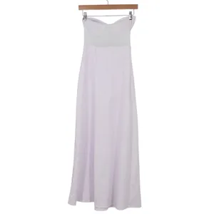 D&M Lavender Cutout Bodice Maxi Dress with Built-in Bodysuit Small thumbnail 5