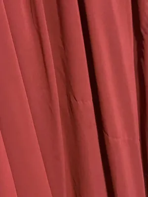 Kleinfeld sangria red Dress Halter Pleated Long Formal Read Preowned Size 6 thumbnail 11