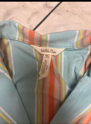 Matilda Jane Womens 2 Pc Set Pastel Colors Short Sleeve T-Shirt & Shorts XS thumbnail 9
