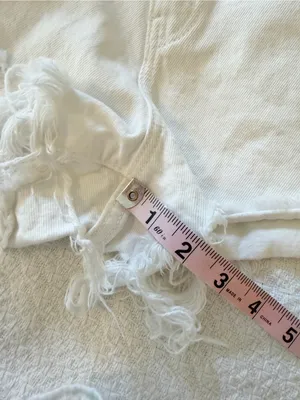 Rollas Duster Jean Shorts Layla White 27 thumbnail 9