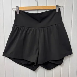 HALARA Women's High-Waisted Black Shorts Size‎ M thumbnail 1