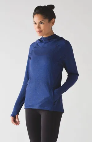 lululemon athletica Navy Blue Cowl Pullover Sweater thumbnail 1