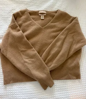 H&M Tan Cashmere Sweater thumbnail 1
