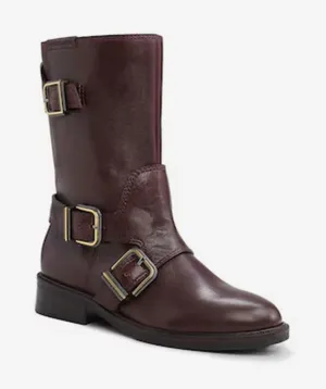 New! Vince‎ Camuto Leather Alicenta Bootie Moto Boot Sz 7 $189 thumbnail 1
