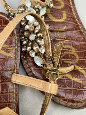 Sam Edelman Grayson Embellished Thong Sandal Size 7.5 M thumbnail 8