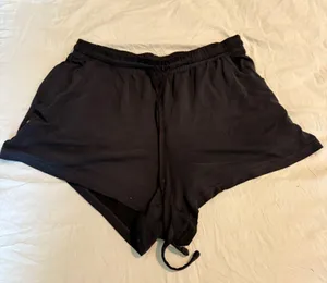 Aerie Black Sleep Shorts thumbnail 1