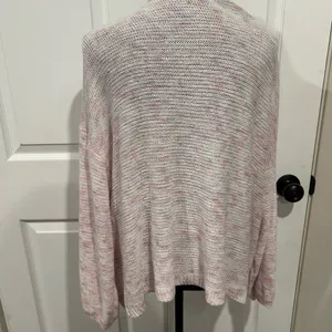Wild Fable Medium Pink crochet Cardigan thumbnail 4
