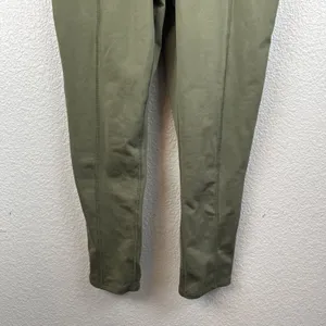 Free‎ People Movement Side To Side Performance Jumpsuit Size Medium Olive Green thumbnail 3