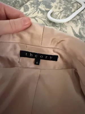 Theory satin blazer thumbnail 2