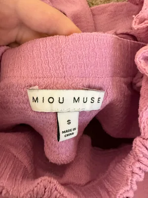 Miou Muse pink top thumbnail 3