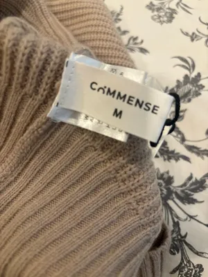 Commence Tie Neck Contrast Trim Wool Blend Cardigan thumbnail 5