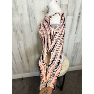 Anthropologie Postmark Malu Striped Sweater medium Multi color space dye thumbnail 7