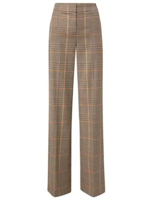 Veronica Beard Tonelli Plaid High Rise Wide Leg Pants Size 2 thumbnail 16