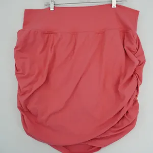 Athleta Transcend Skort 3X Coral Pink Ruched‎ Active Athletic Skirt thumbnail 3