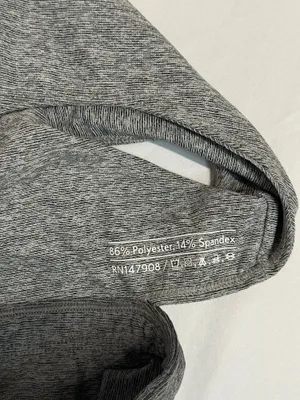 Outdoor Voices Tri-Tone Slashback Crop Top - Heathered Grey - XS thumbnail 10