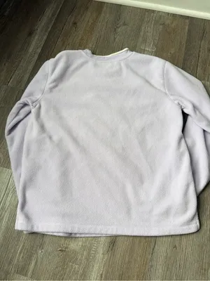 Disney VTG Eeyore Fleece Sweatshirt Adorable And That’s Enough Purple Size M thumbnail 6