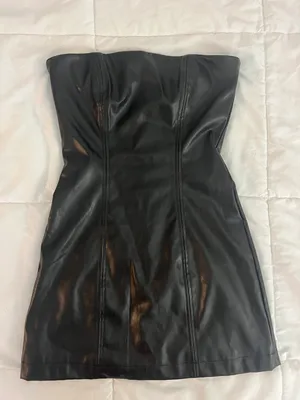 Princess Polly Hailey Strapless Mini Dress Black thumbnail 3