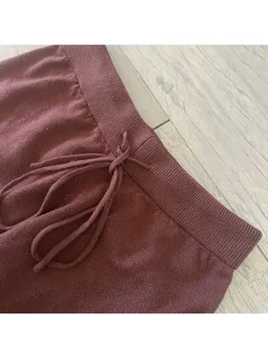 Sweater Set Women's Two Piece Long Sleeve Knit Top Brown thumbnail 12