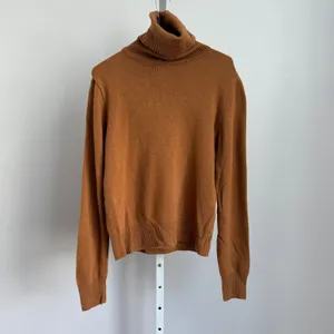 The Frankie Shop Wool Cashmere Academia Office Siren Minimalist Turtleneck L Brn thumbnail 4