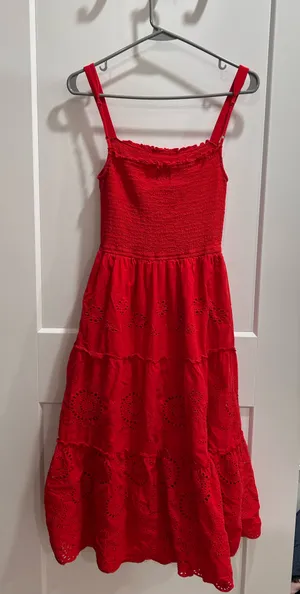 Blue Rain Smocked Midi Dress thumbnail 5