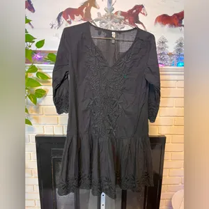 PilyQ Embroidered Swim Cover Up Dress Size XS/S thumbnail 2