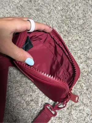 Sephora x Dagne Dover Mara Phone Sling Burgundy Neoprene Crossbody Bag LE thumbnail 5