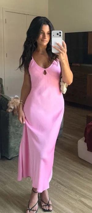 Aritzia duskfall satin dress thumbnail 1