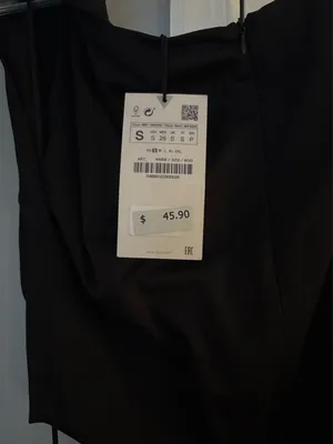 ZARA Black Mini Dress thumbnail 3