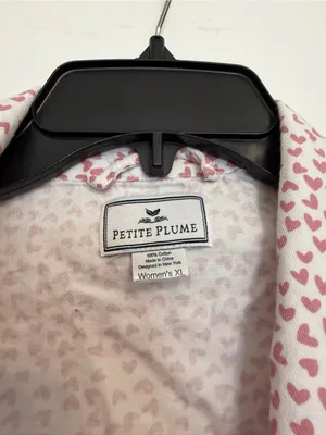 Petite Plume Sweethearts Lightweight Robe White Size XL thumbnail 4