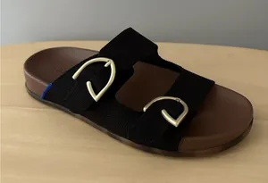 Rothy’s The Buckle Slide Black Womens Size 7 thumbnail 1