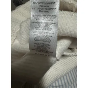 Boys Lie "Let Love Guide My Way" White Waffle Knit Sweatpants, size S thumbnail 6