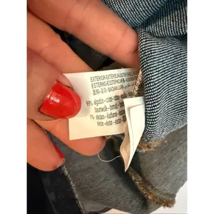 Zara denim long sleeve mini dress size M thumbnail 5