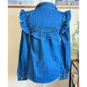 Anthropologie Pilcro Women's Chambray XS‎ NWT Cottagecore Prairie Minimalist thumbnail 5