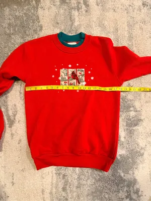 Top Stitch Crewneck Sweater with Cardinals thumbnail 5