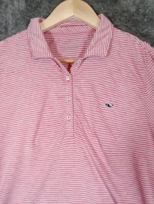 Vineyard Vines Womens Performance Short Sleeve Golf Polo Outdoors Size Medium thumbnail 3