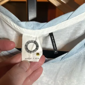Anthropologie AKEMI + KIN OPENING DAY Tee Mint Floral Ombre Modal Size Medium thumbnail 4
