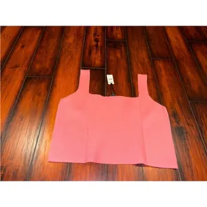 $58 NWT Express pink crop sweater tank XL thumbnail 6
