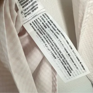 Abercrombie & Fitch Icon Button up Shirt Peach/Pink White Check Sz M Preppy Twee thumbnail 7