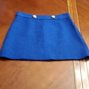 Zara Mini Skirt/ Blue color/Size L thumbnail 2