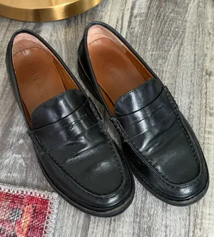 Steve Madden Black Loafers Leather thumbnail 1